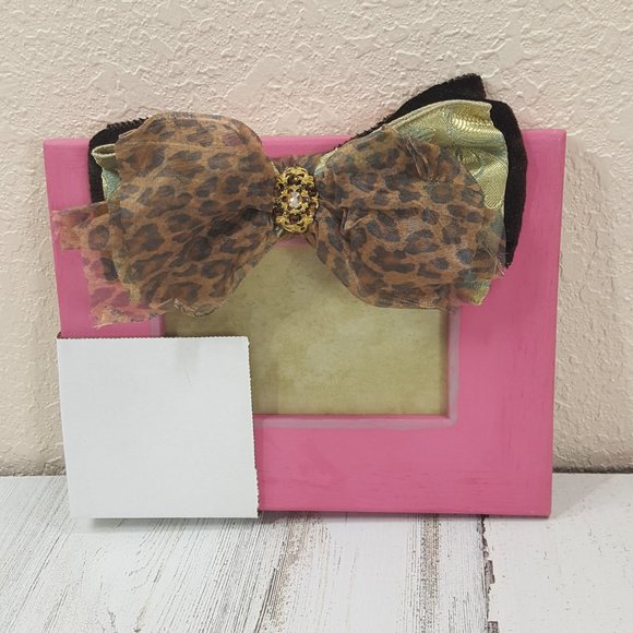 Picture Frame Pink with Bow - Picture 2 of 7